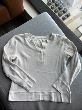 Everlane Henley Long Sleeve Top
